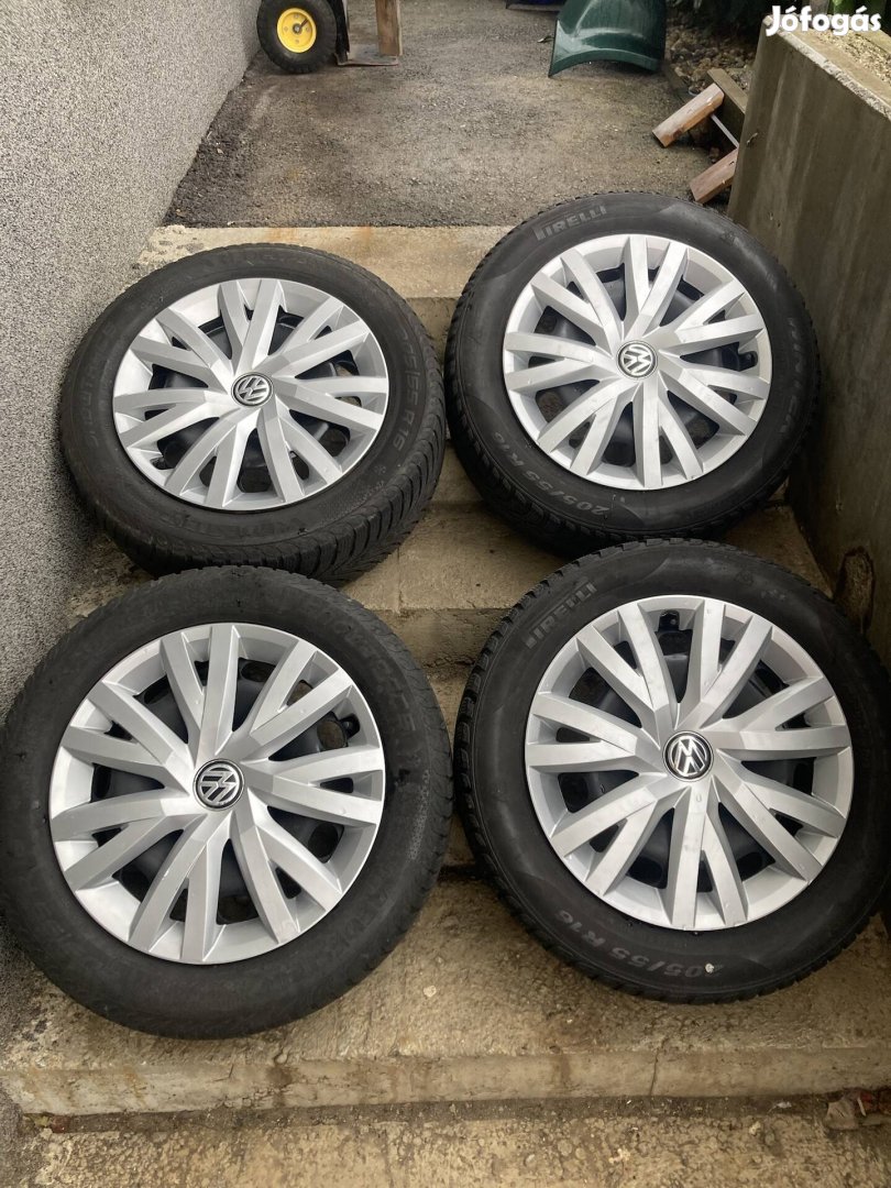 Vw 16 col 5x112 lemezfelni + disztárcsa