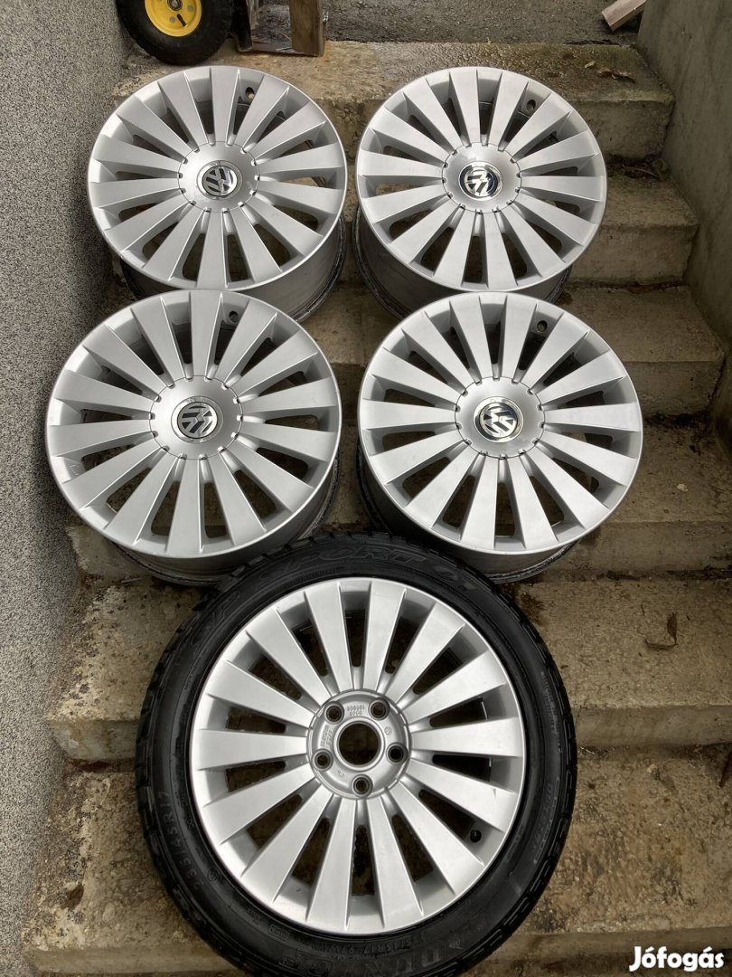 Vw 17 col 5x112 gyári alufelni 5db