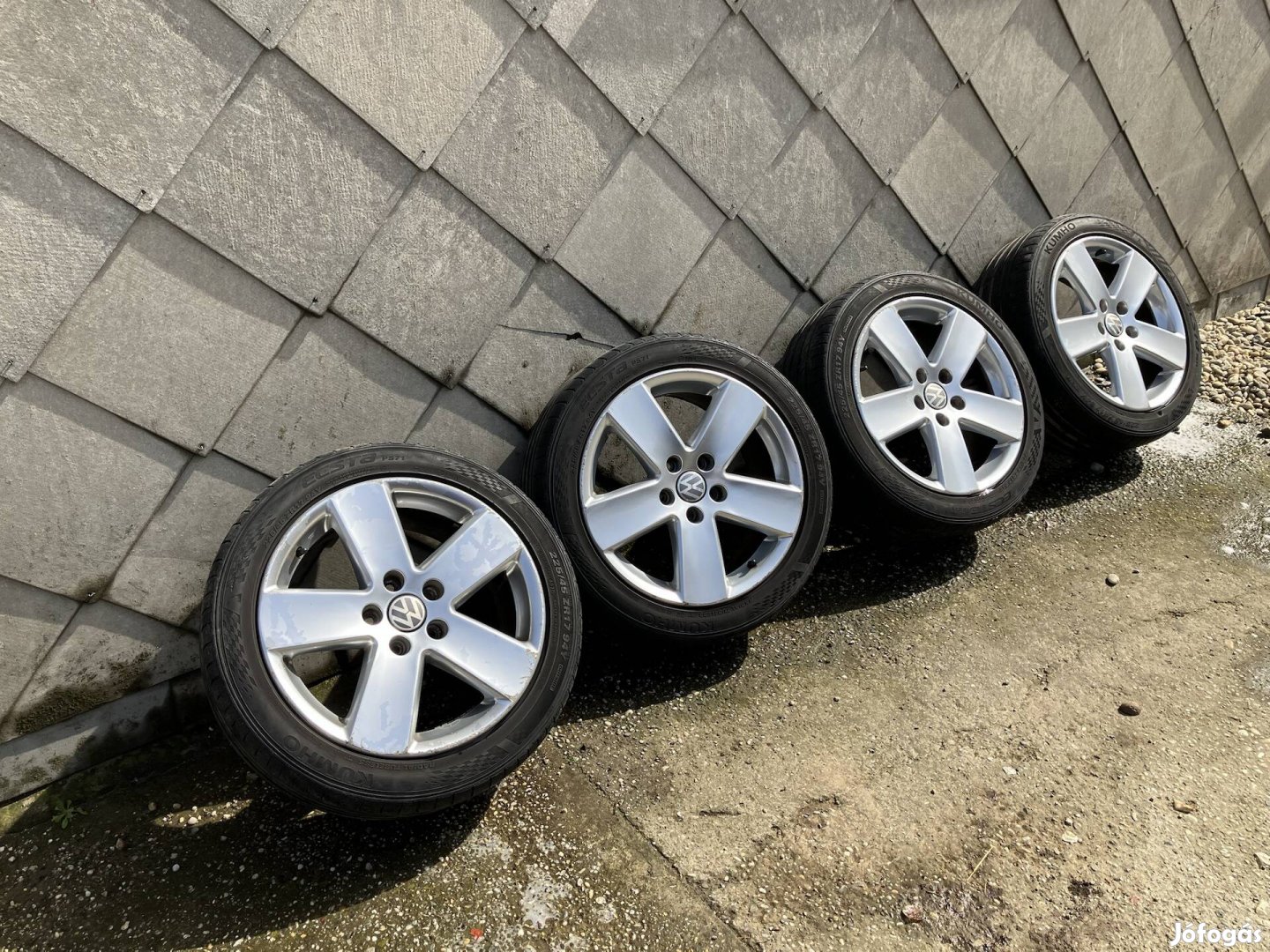 Vw 17 zoll 5x112 nem gyári alufelni eladó