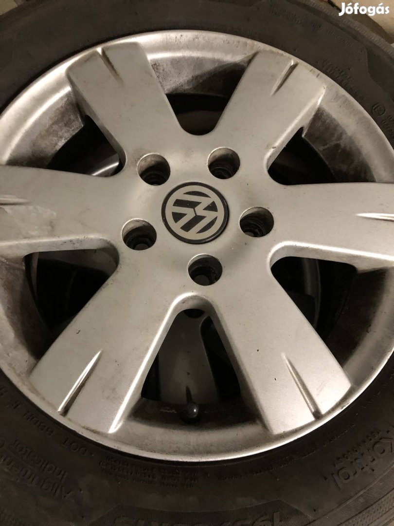 Vw 5x112 15" alufelni felni nyarigumikka