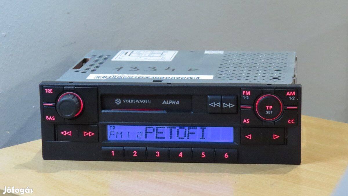 Vw Alpha 5 Polo gyári magnó rádió fejegység autórádió