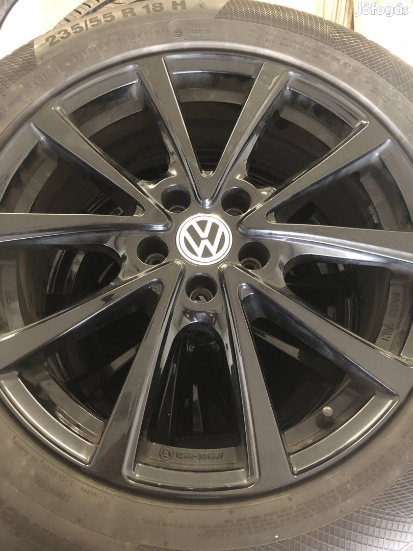 Vw Audi 5x112 18" alufelni felni ujszeru 235/55r18 teligumikkal