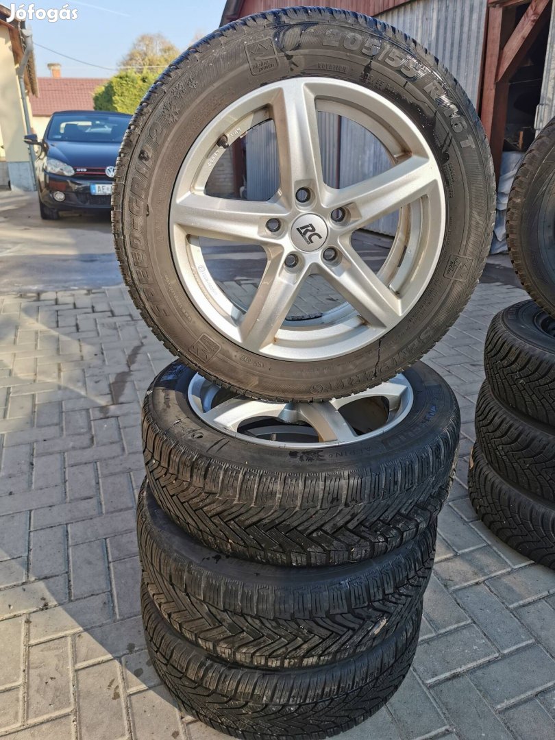 Vw Caddy télikerék garnitúra 205/55r16