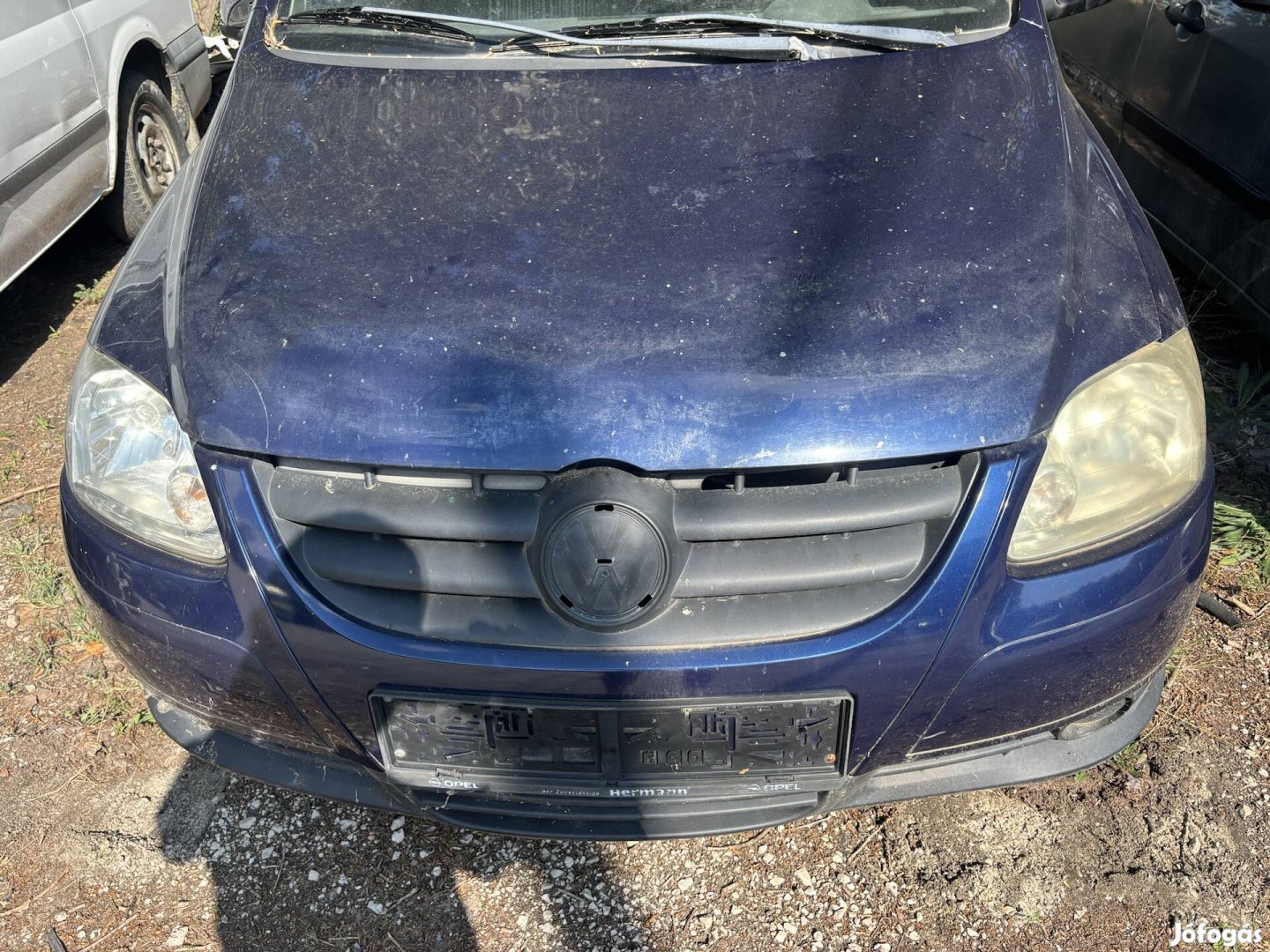 Vw Fox motorháztető zárhíd homlokfal lámpa lökhárító sárvédő 