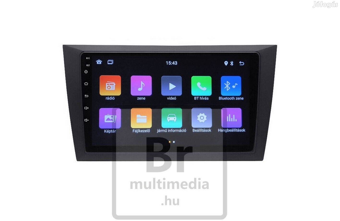 Vw Golf6 Android Rádió Kijelző Multimédia 2Din Navigáció Carplay Hifi
