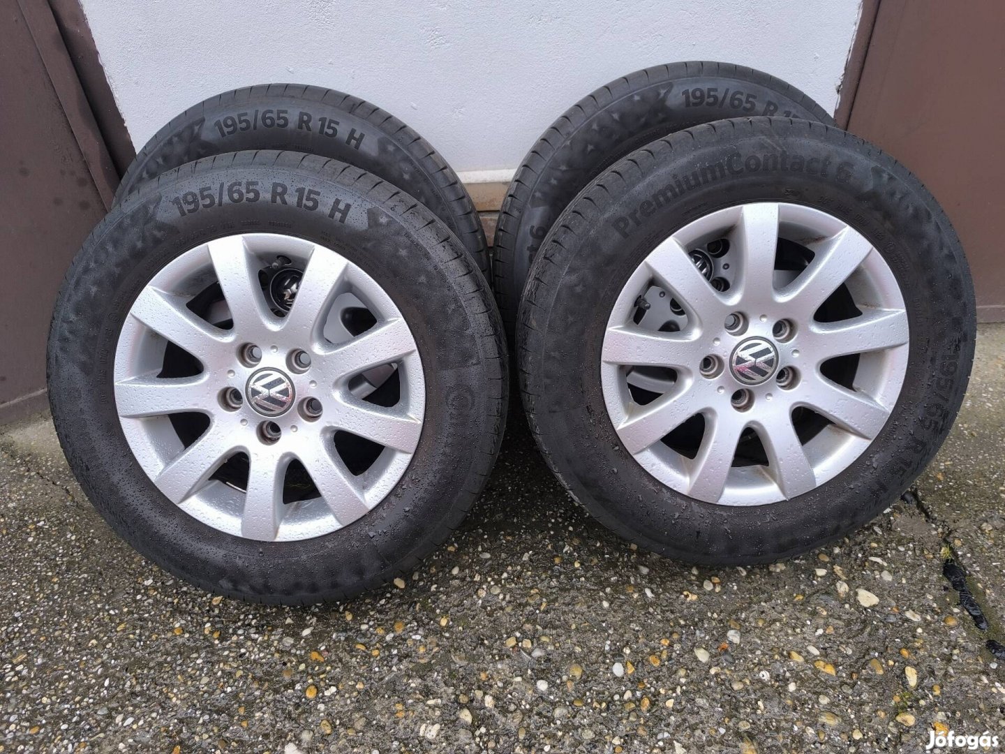 Vw Golf 5 alufelni Continental gumikkal