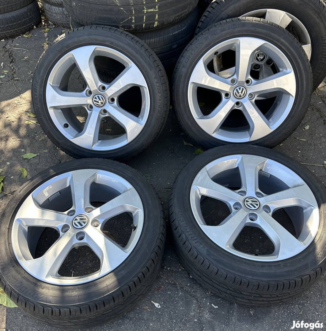 Vw Golf 7 gyári 17 alufelni 5x112 felni 225/45r17 gumi