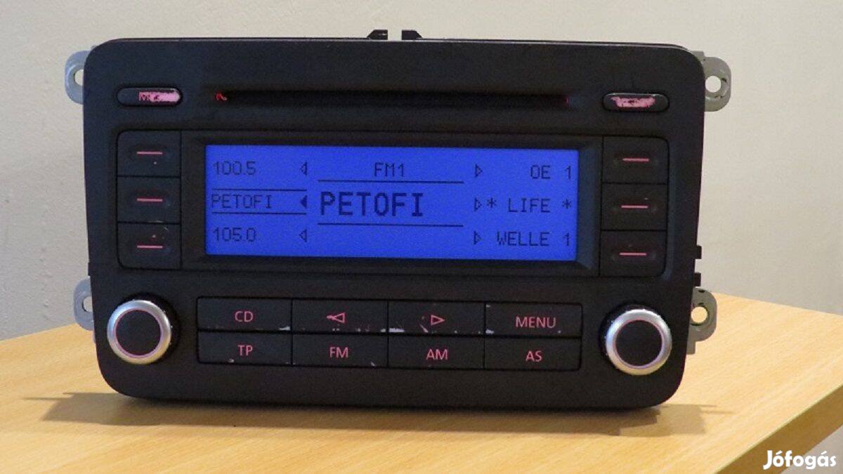Vw Golf Jetta Passat Touran gyári cd rádió autórádió fejegység