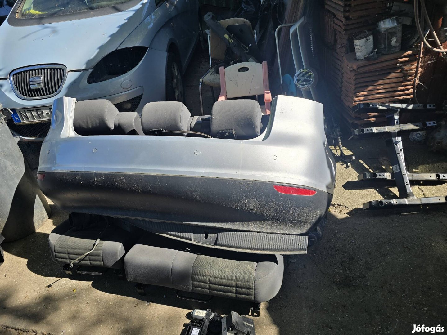 Vw Golf V Plus 2007-es hátsó lökhárító 