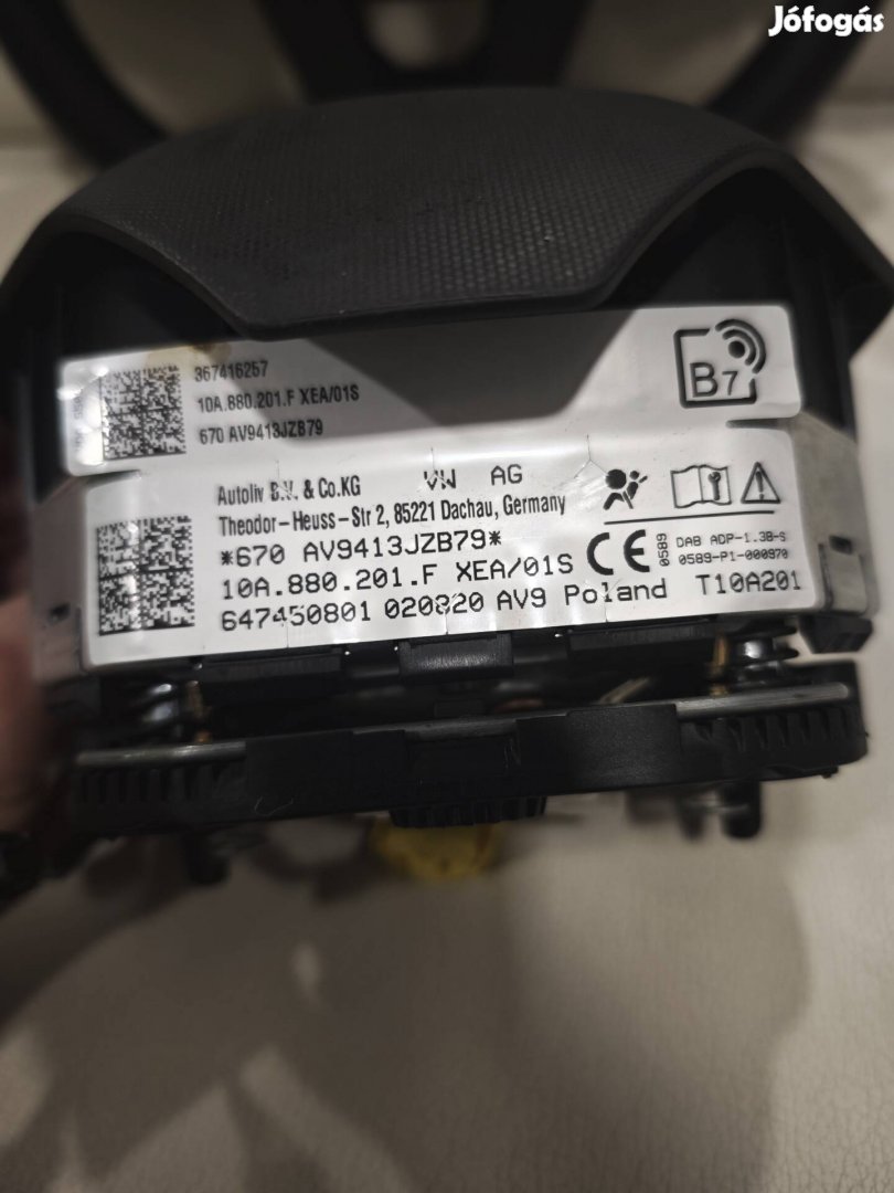 Vw ID3 kormány 