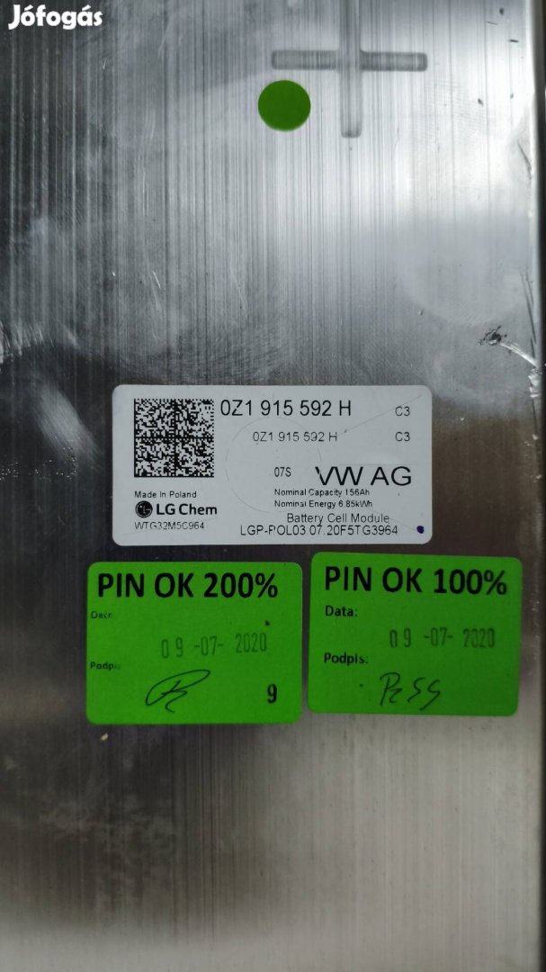 Vw ID.3 akublokkok