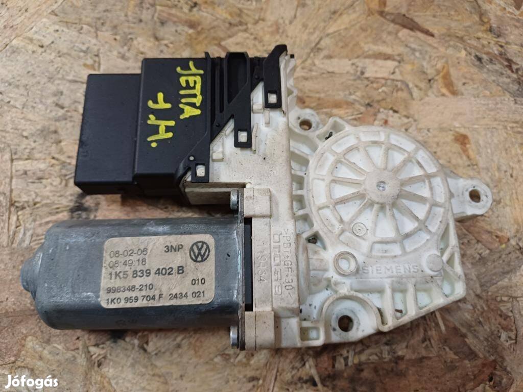 Vw Jetta 2005-2010 Jobb Hátsó Ablakemelő Motor 1K5839402B