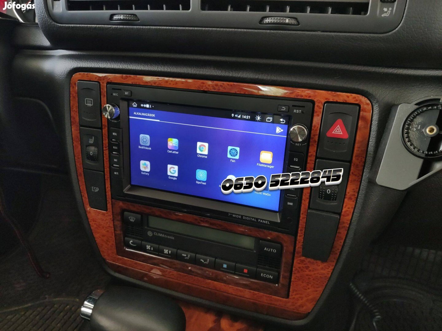 Vw Passat B5 B5.5 Rádió 2Din Android Multimédia Navigáció Fejegység