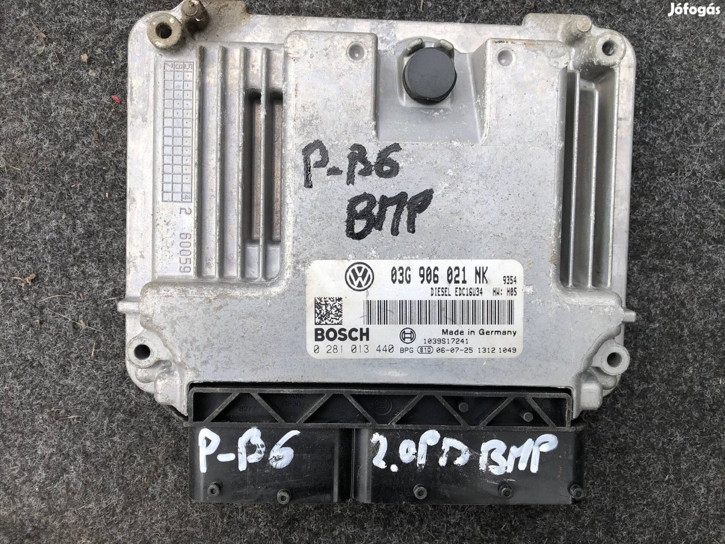 Vw Passat B6 2.0 PDTDI BMP motorvezérlő 