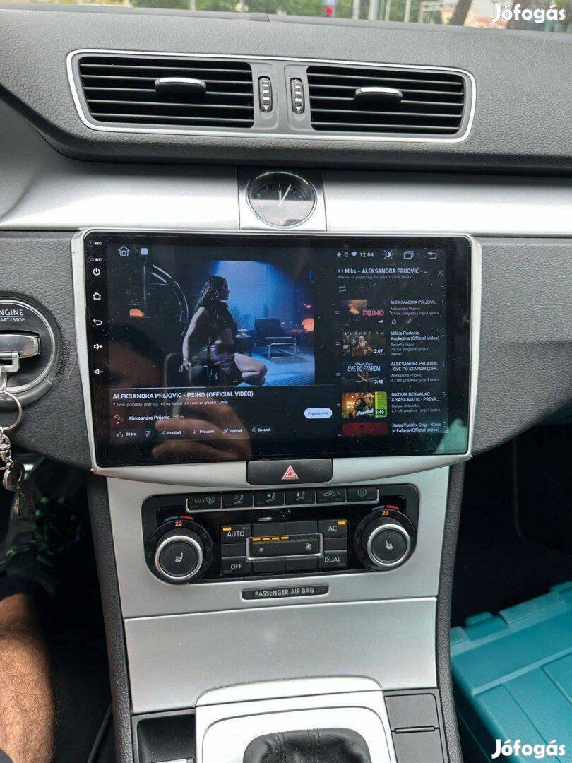 Vw Passat B6 B7 CC Android Rádió Multimédia Navigáció Carplay Kijelző