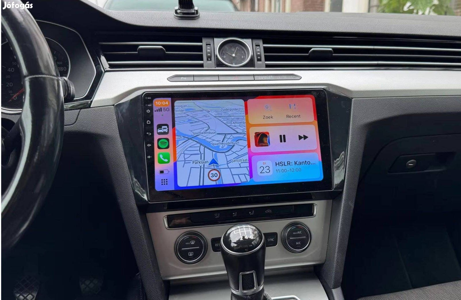 Vw Passat B8 Android Rádió Multimédia Navigáció 10" Kijelző Carplay