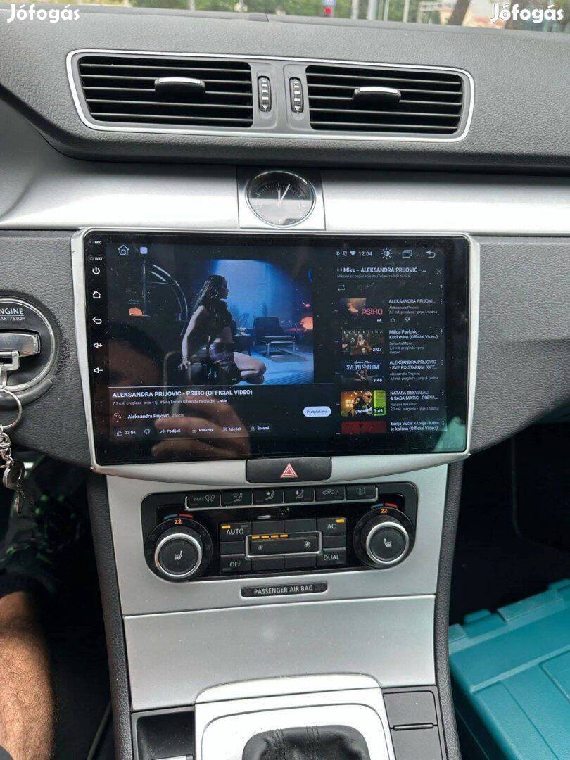 Vw Passat CC B7 B6 Multimédia Android Auto Carplay Navigáció Rádió