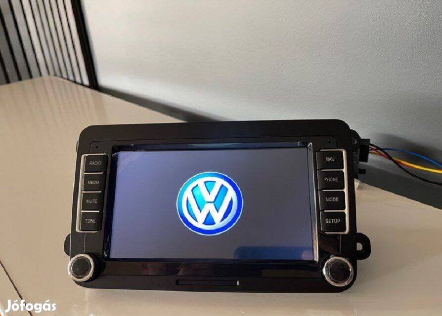 Vw Passat Golf Android Wifi Rádió Multimédia Navigáció Kijelző 2Din