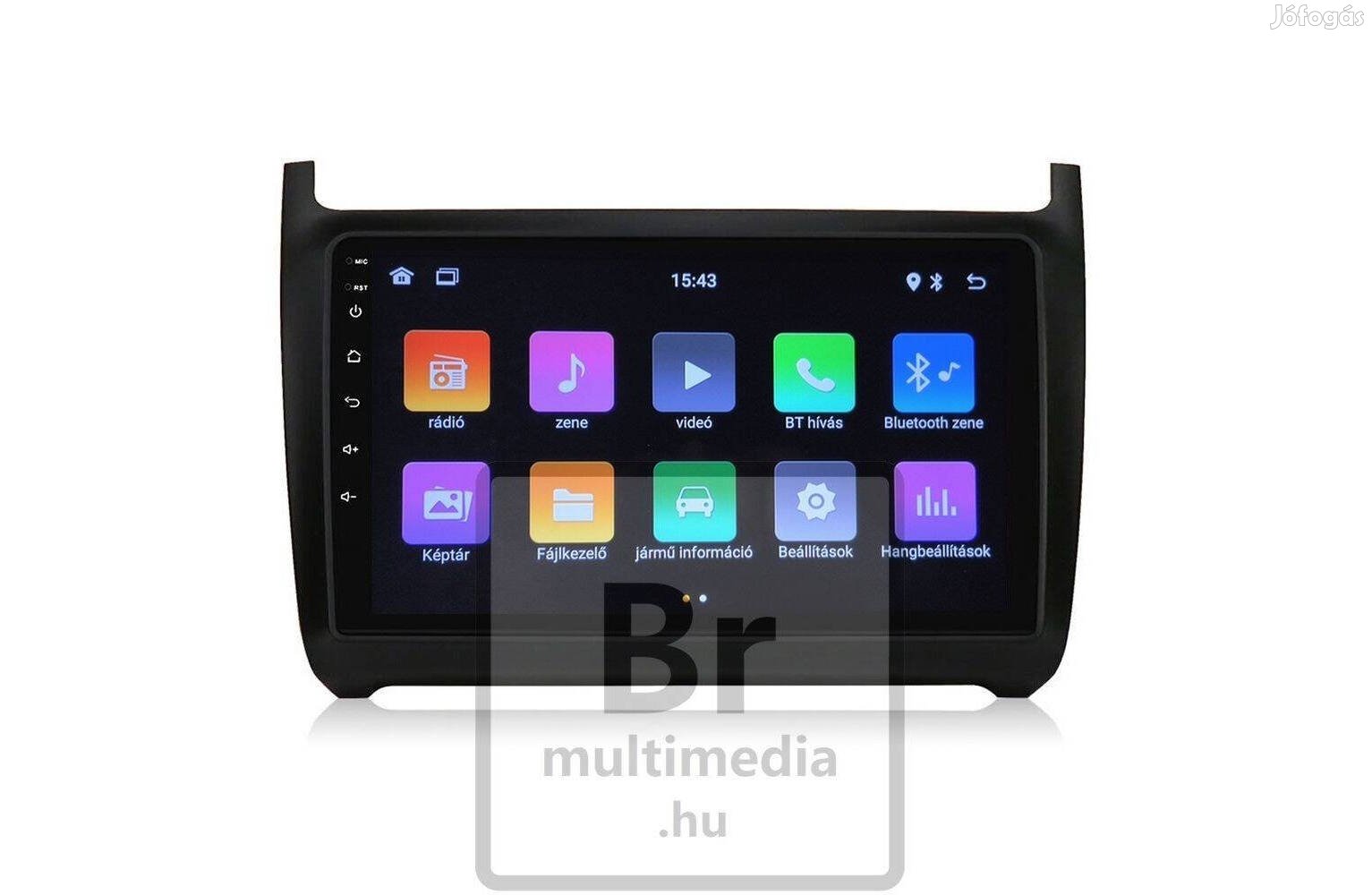 Vw Polo 6R 6C 61 Android Kijelző Rádió Multimédia Autórádió Navigáció