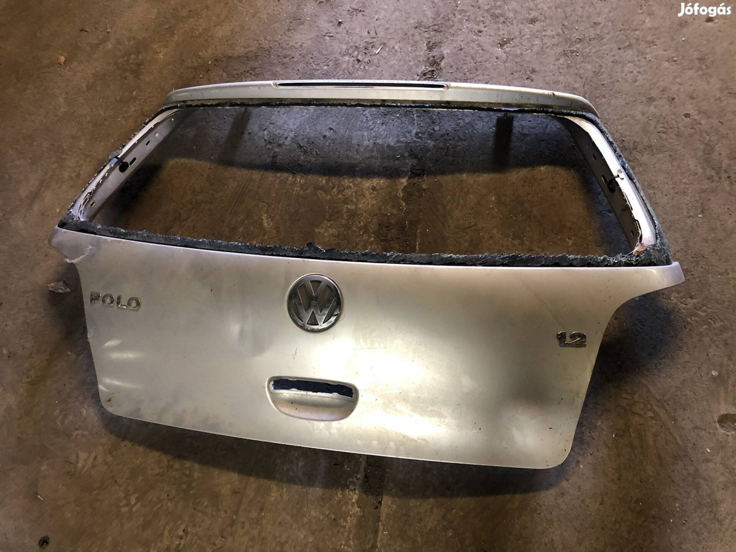 Vw Polo 9N 9N3 csomagtér ajtó ezüst 