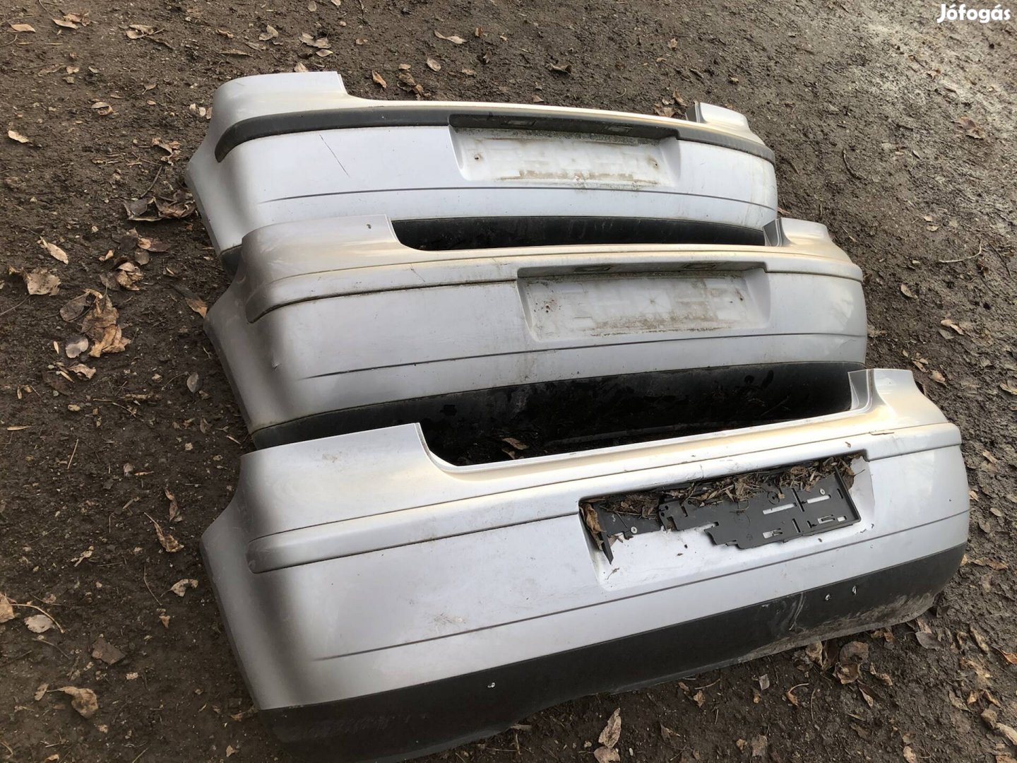 Vw Polo 9N 9N3 hátsó lökhárító ezüst 