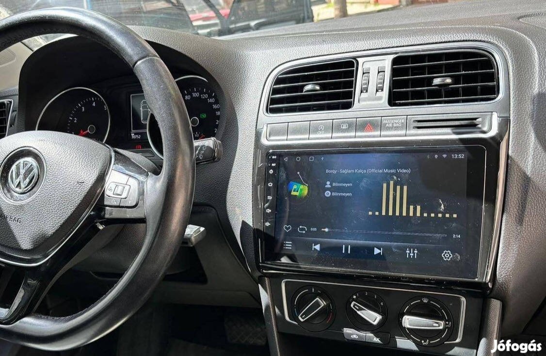 Vw Polo Android Kijelző Rádió Multimédia Navigáció Carplay 2Din Hifi
