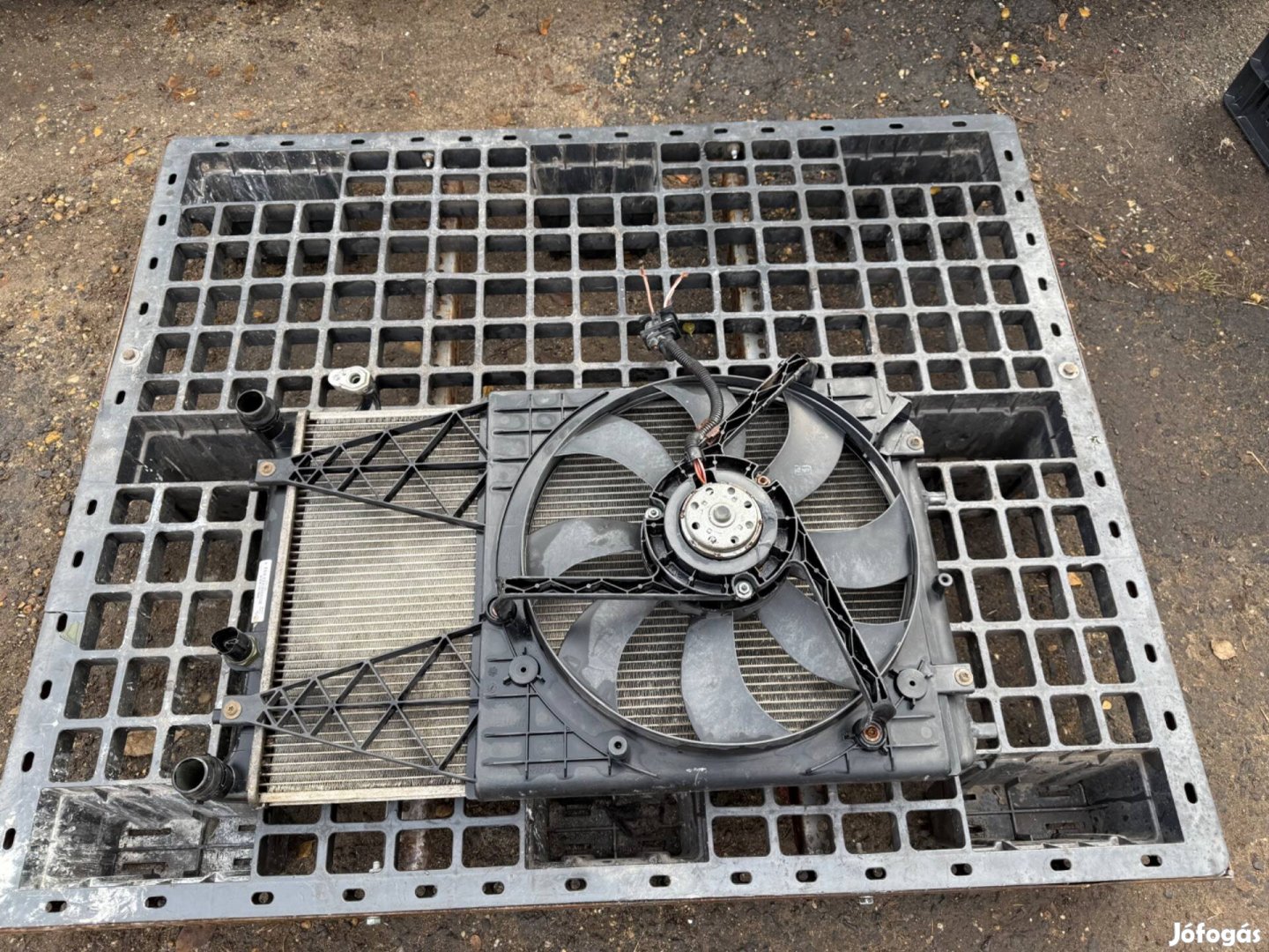 Vw Polo IV vízhűtő klímahűtő ventilátor