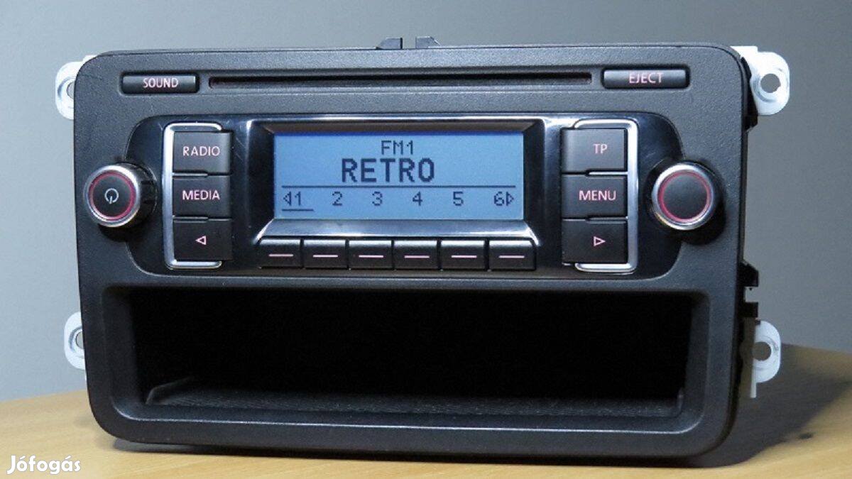 Vw RCD 210 Caddy gyári cd mp3 rádió autórádió fejegység