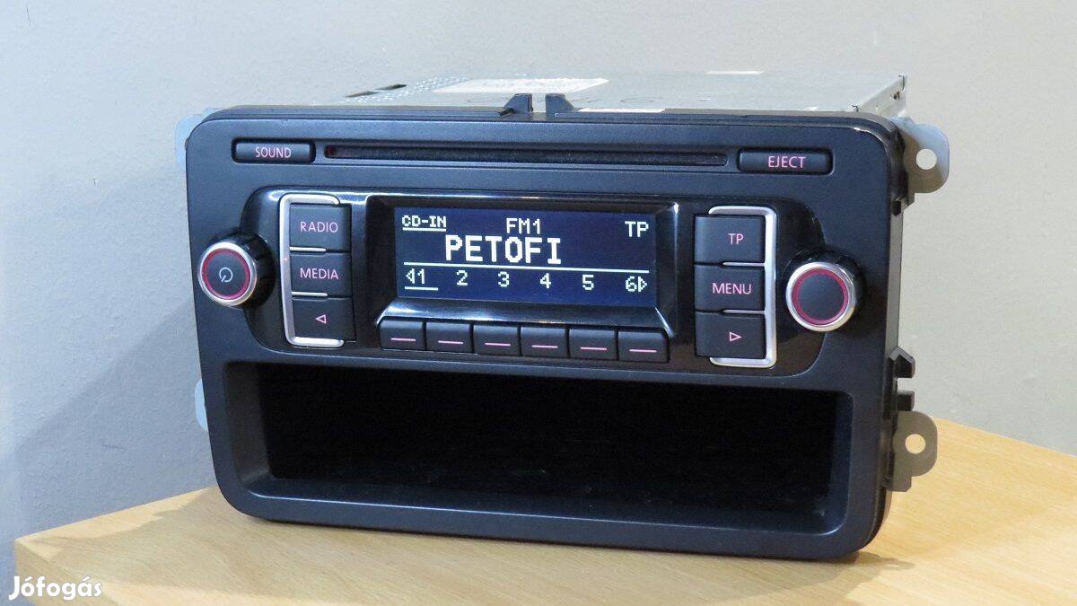 Vw RCD 210 Golf Caddy gyári rádió autórádió fejegység