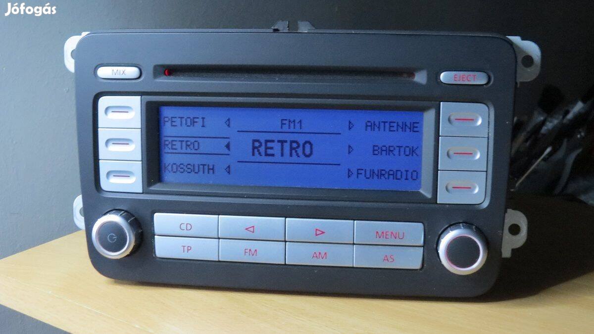Vw RCD 300 Passat Golf Touran gyári cd rádió fejegység