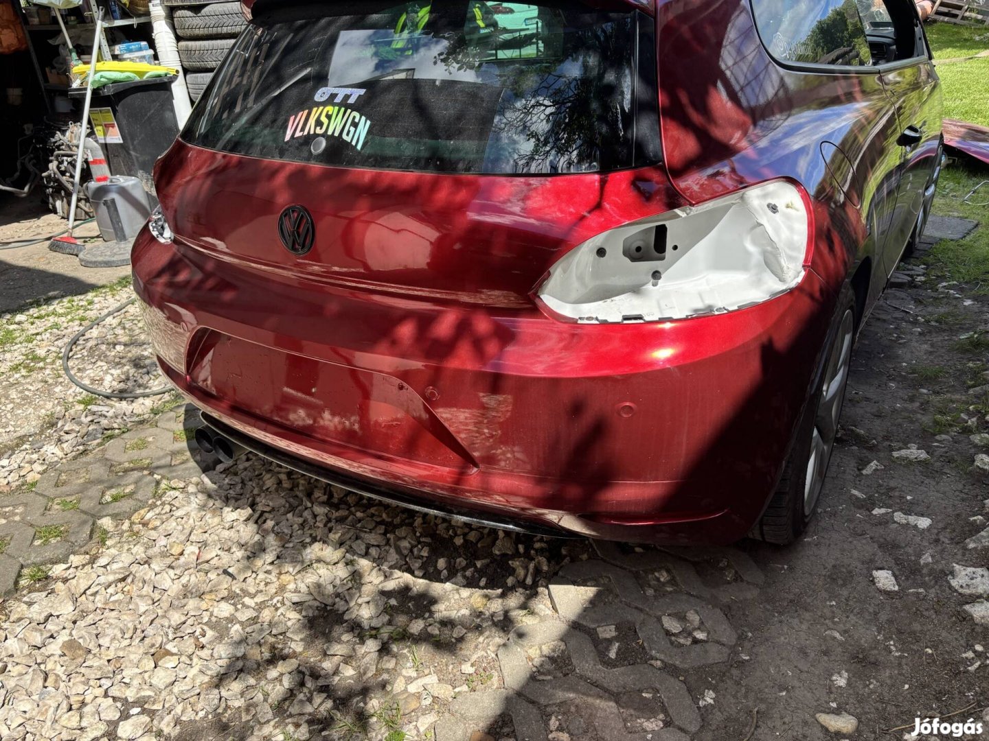 Vw Scirocco csomagtér ajtó lökhárító 