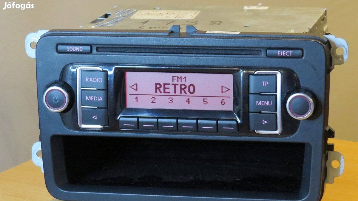 Vw Seat RCD 210 gyári cd mp3 rádió autórádió fejegység