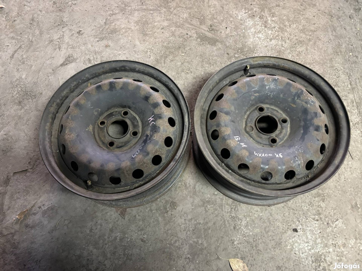 Vw Seat Skoda Audi 4x100 '15 felni lemezfelni pótkerék 