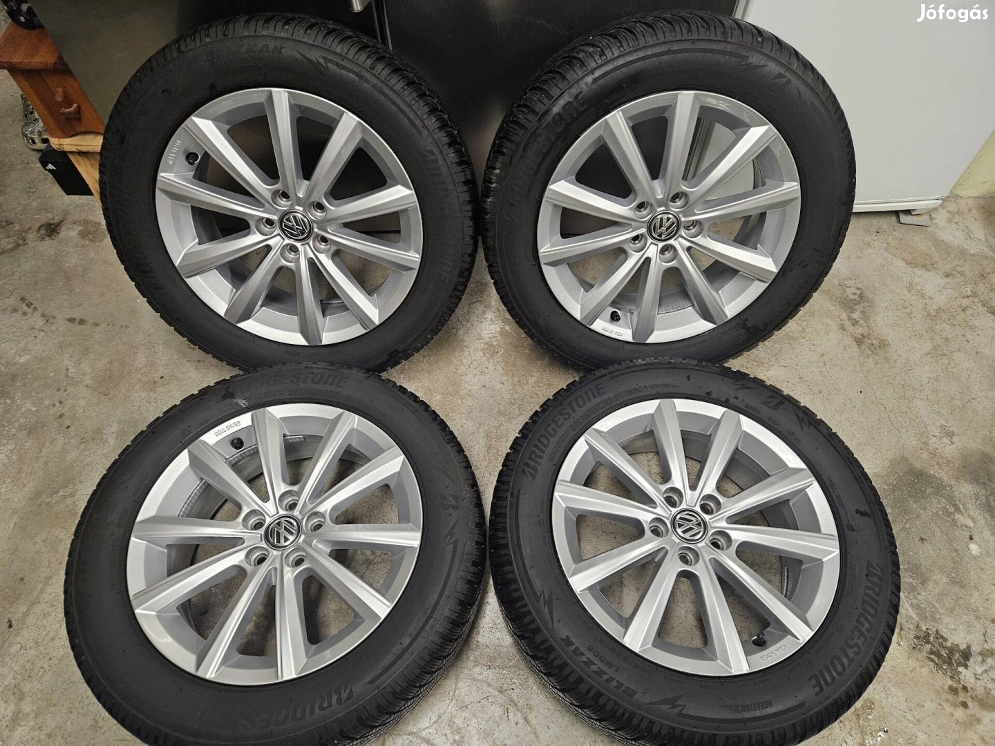 Vw T-cross 16" alufelni 195/60r16 téli gumival 