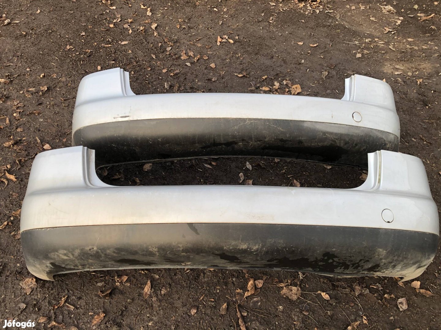 Vw Touran hátsó lökhárító ezüst 