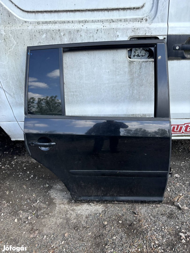 Vw Touran jobb hátsó ajtó fekete 