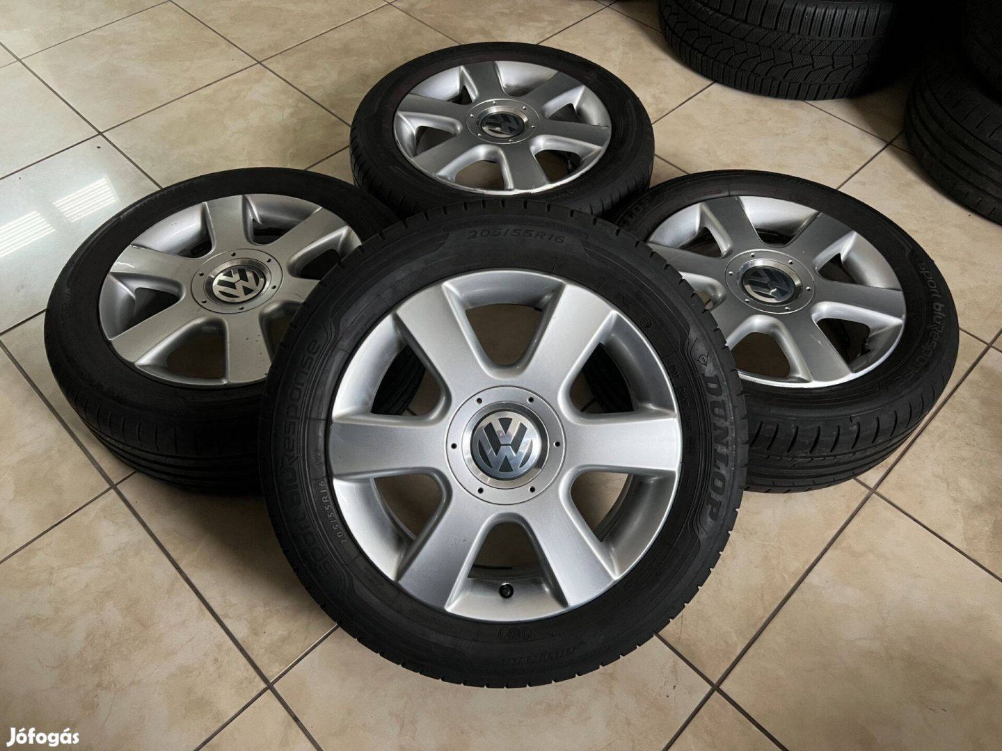 Vw Volkswagen 16" 5x112 alufelni felni 205/55r16 nyári gumi