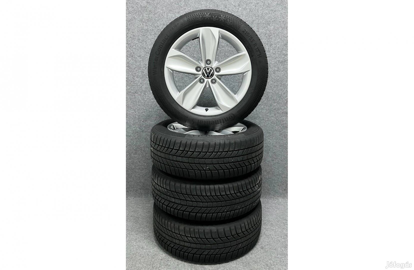 Vw Volkswagen 17" 5x112 alufelni felni 215/55r17 téli gumi passat
