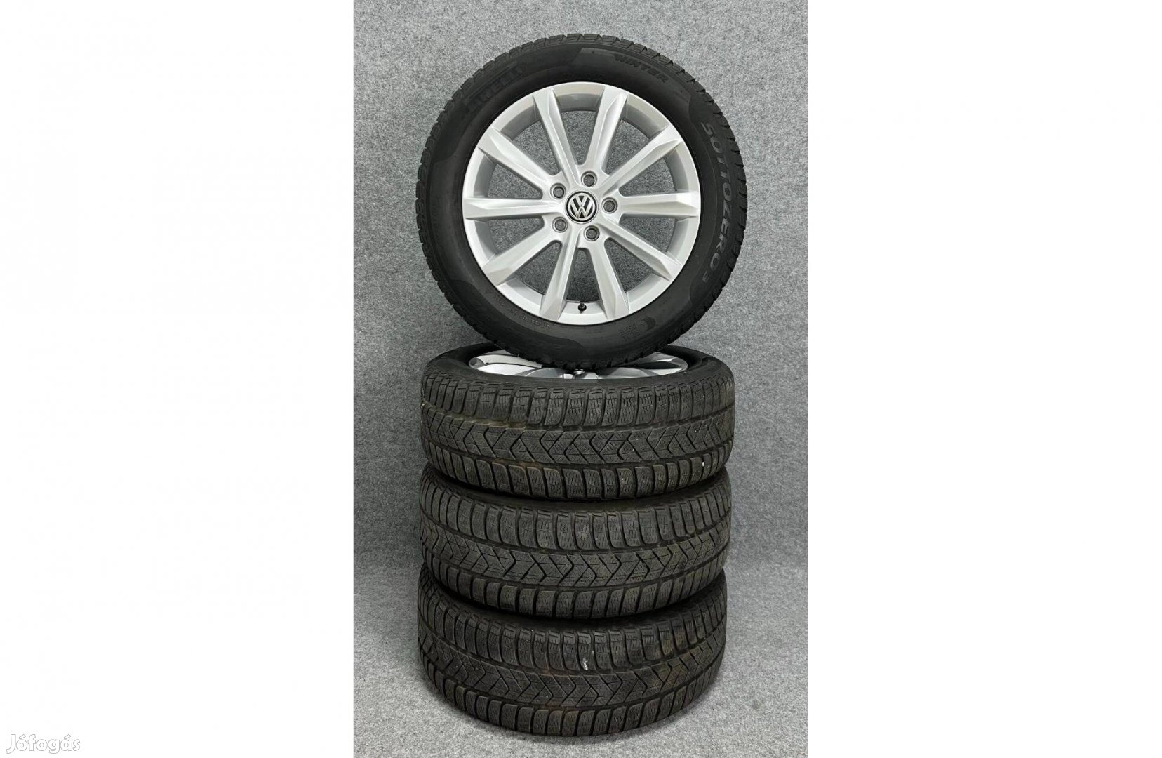 Vw Volkswagen 17" 5x112 alufelni felni helsinki passat 215/55r17 téli