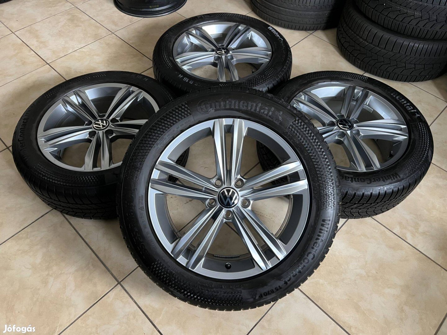 Vw Volkswagen 18" 5x112 alufelni felni sebring tiguan 235/55r18 téli