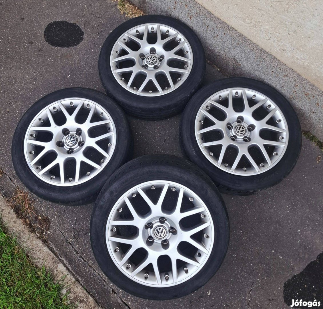 Vw W8 BBS RS800 Madras gyári alufelni 17" 5x112