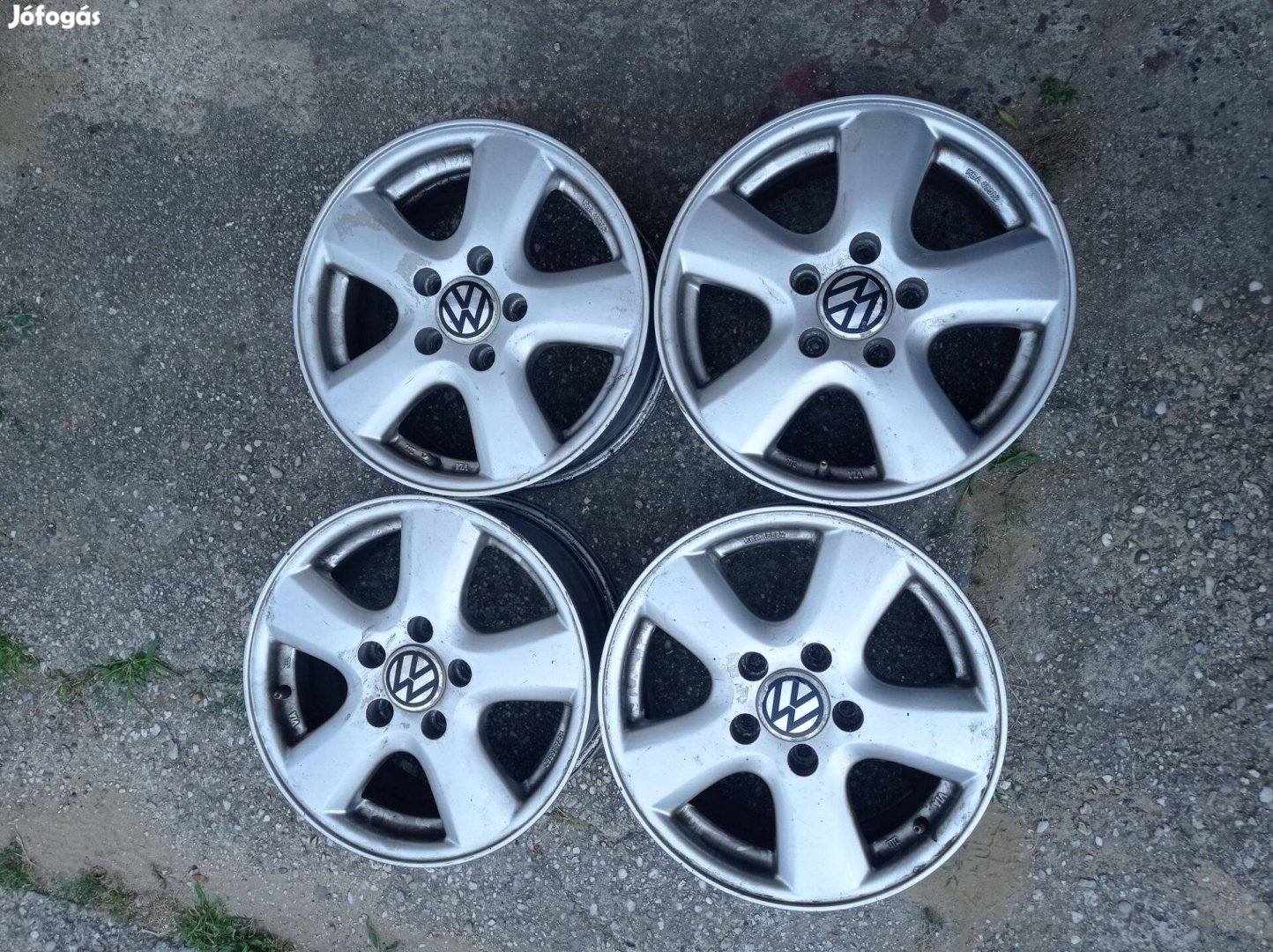 Vw alufelni 5x112 r15 4db eladó