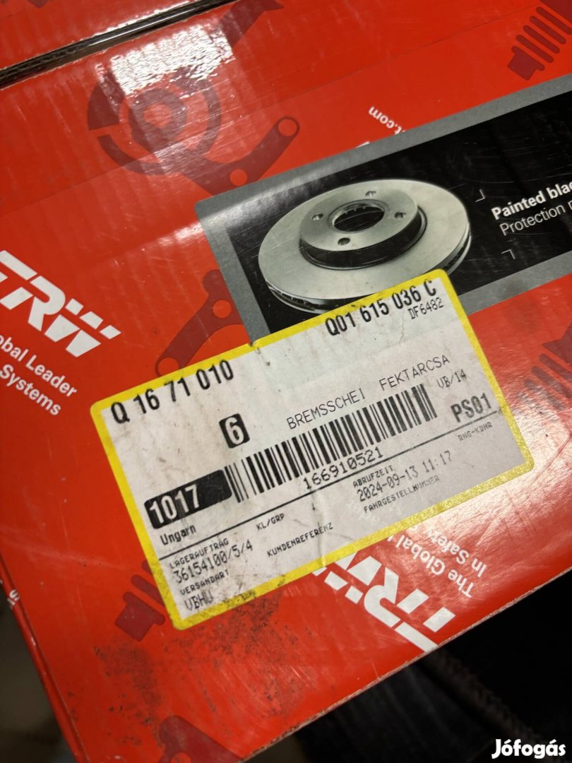 Vw amarok fék szett