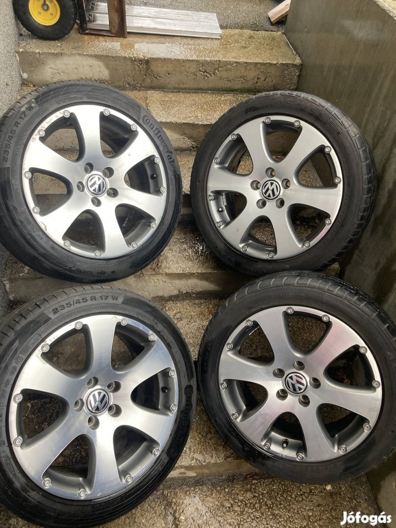 Vw cross touran 17 col 5x112 gyári kétszéles alufelni