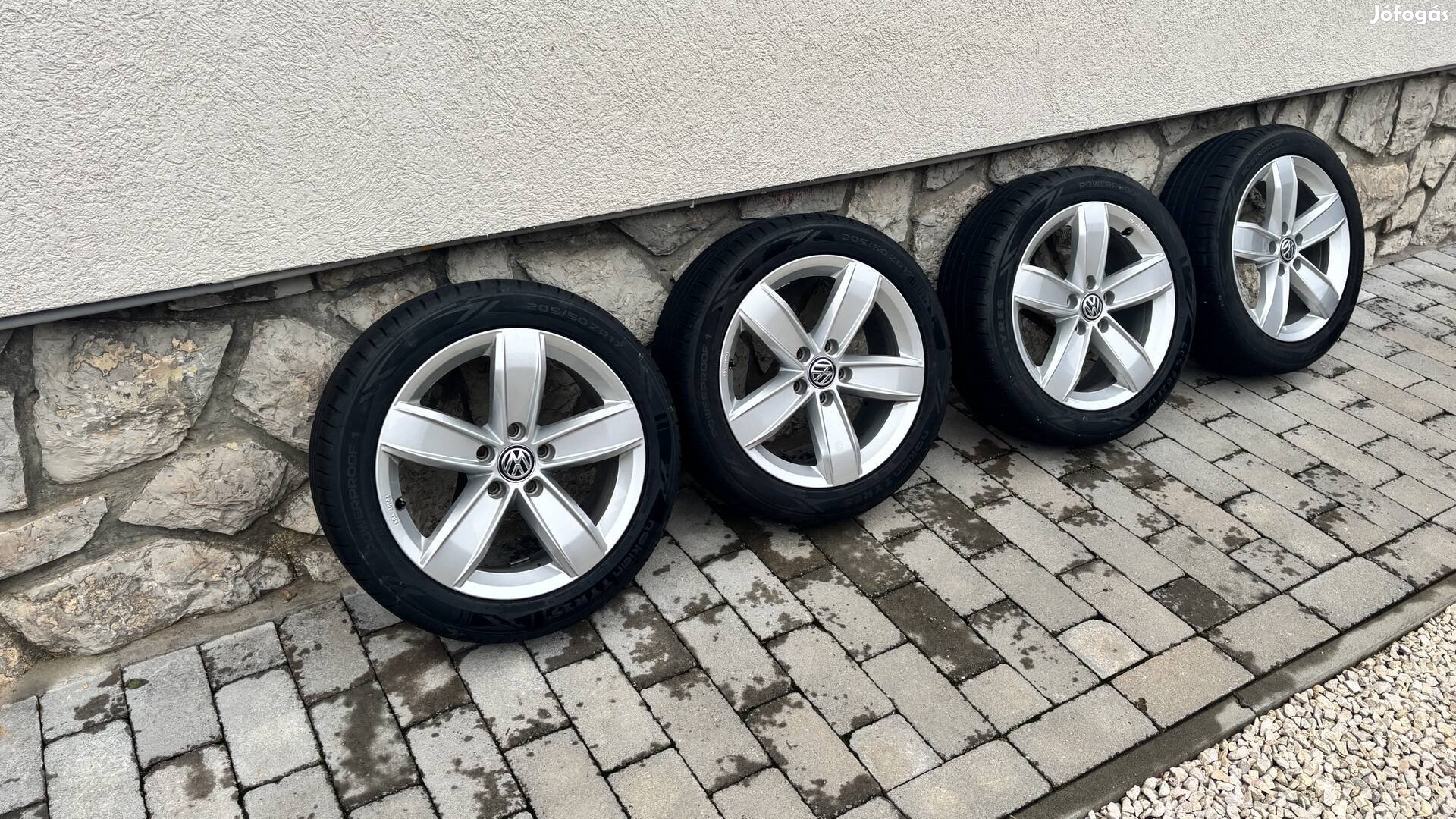 Vw gyár 17-es új alufelni,új(dot:2024)Nokian nyári gumikkal!!
