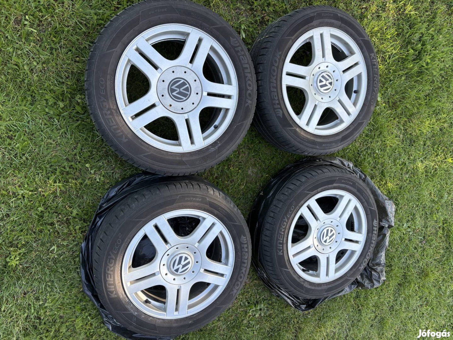 Vw gyári alufelni nyári gumival eladó