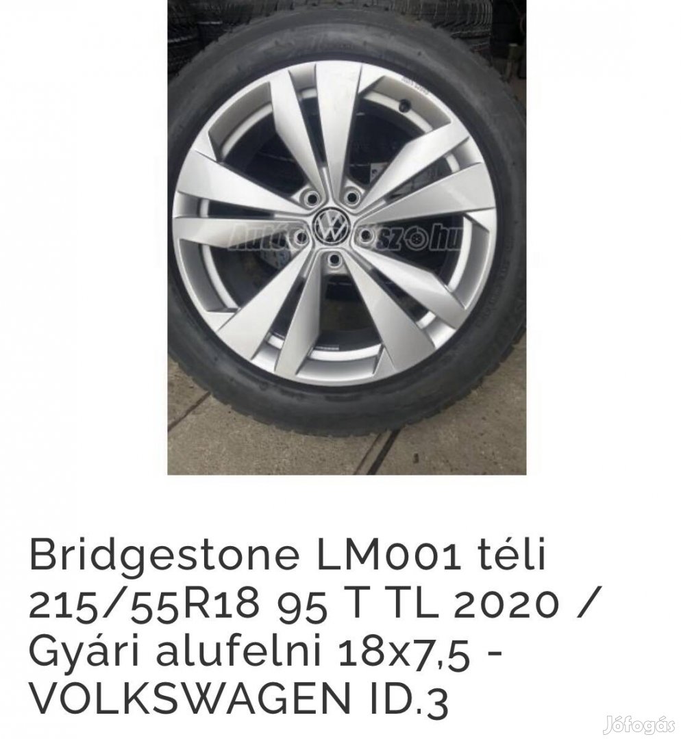 Vw id.3 téli kerék szett