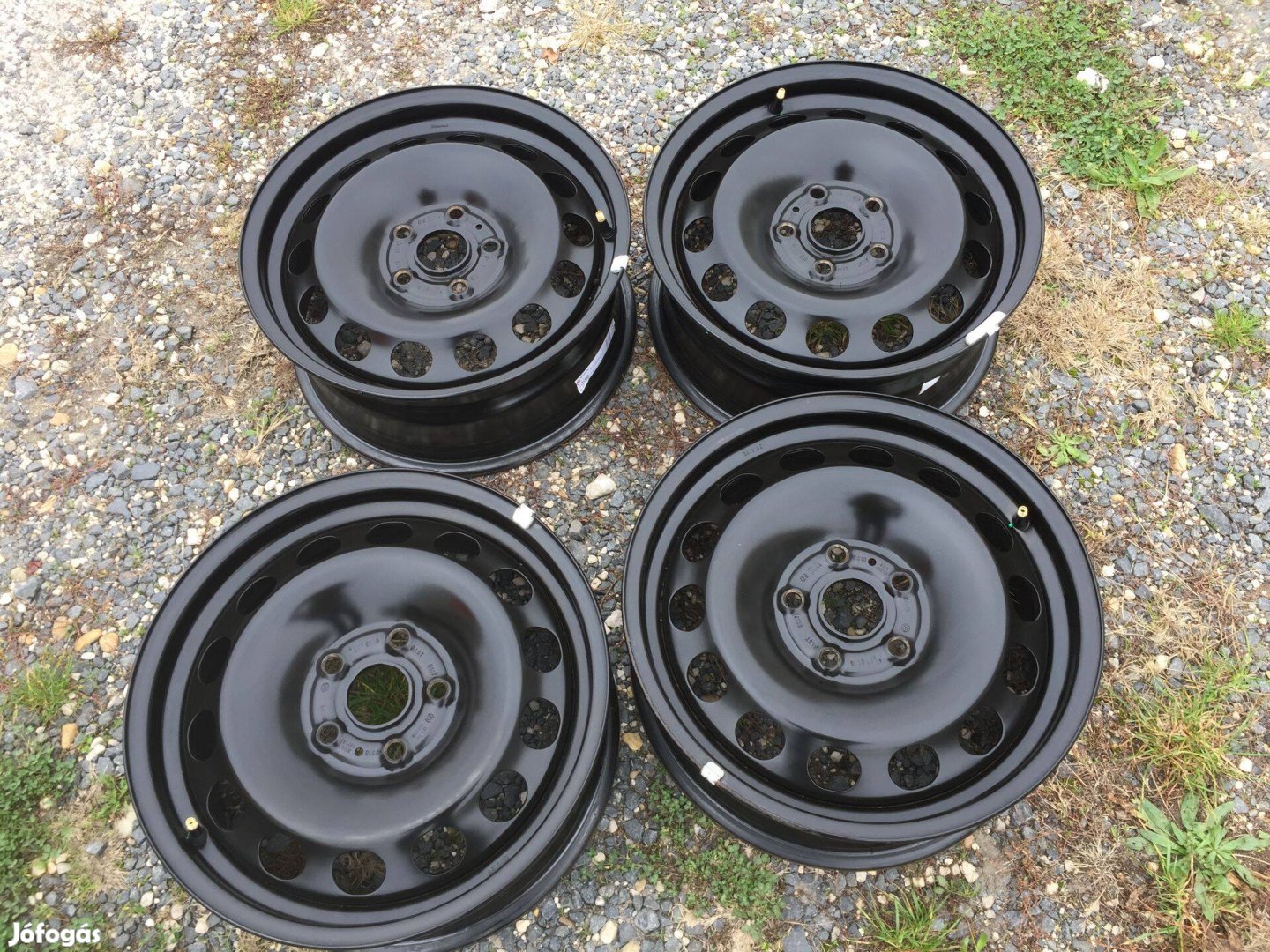 Vw lemezfelni gyári 16 colos 5x112 57,1 újszerű rozsdamentes eladó