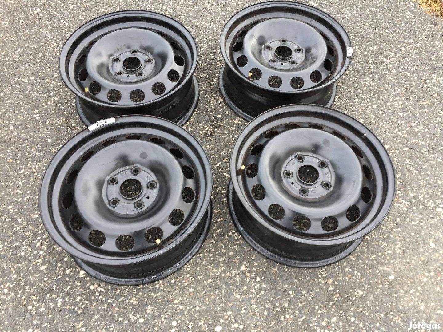 Vw lemezfelni gyári 16 colos 5x112 57, 1 újszerű rozsdamentes eladó