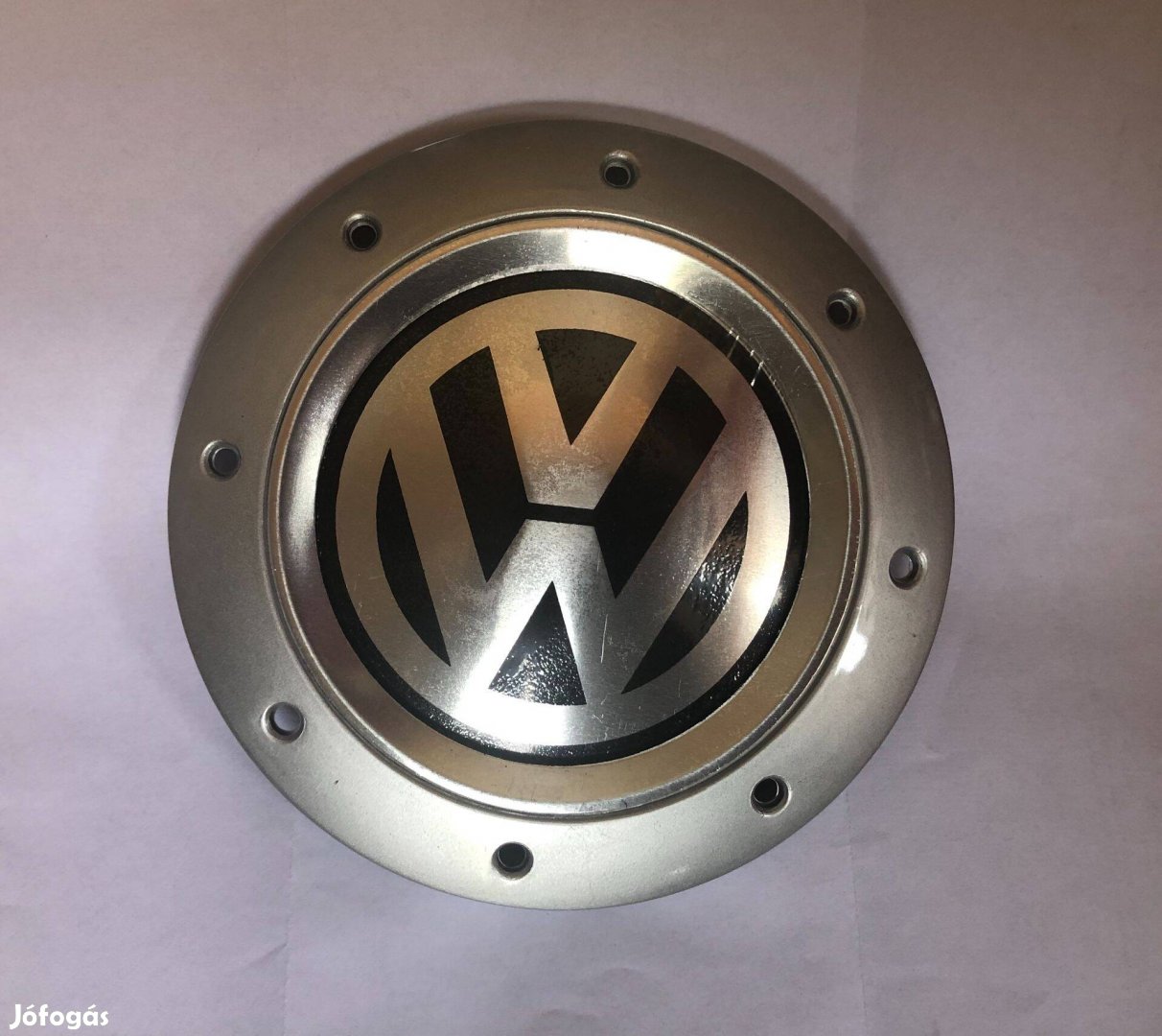 Vw öntapadós 6.5 cm embléma alumínium